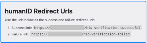 Redirect URLs