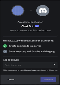 Chat Bot Dialog